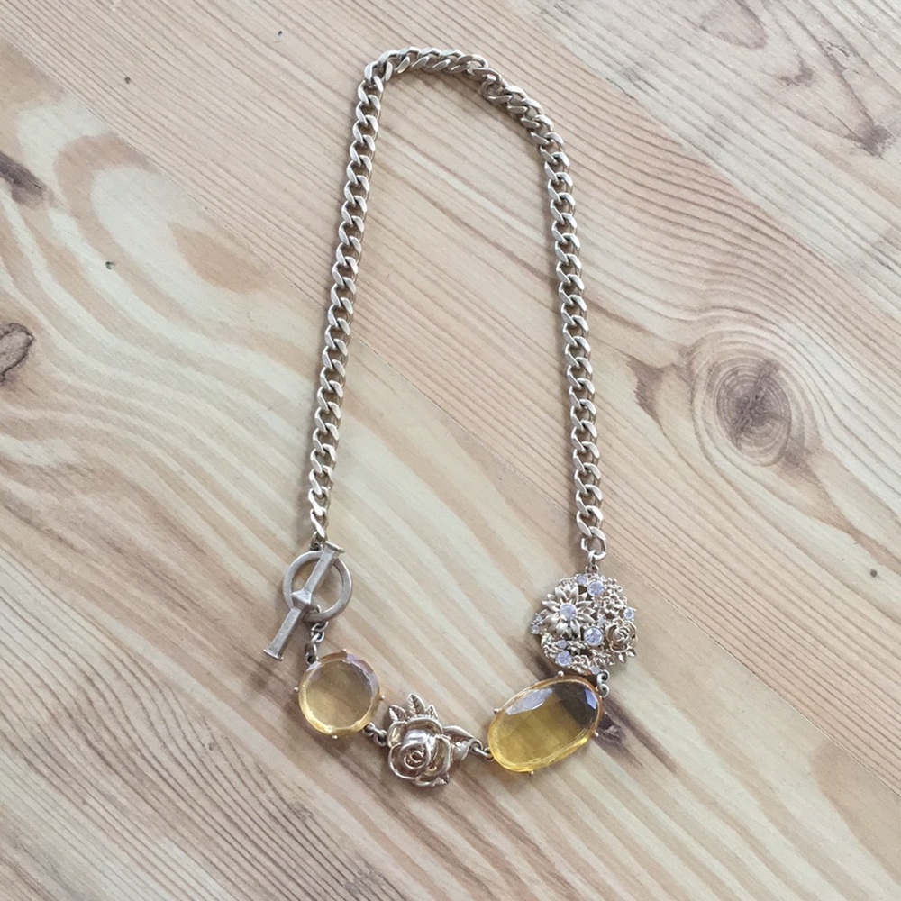 Beautiful gold necklace